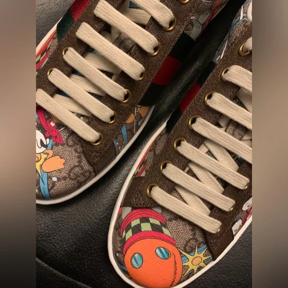 Gucci Ace x Disney Huey Dewey Louie GG Logo Sneaker